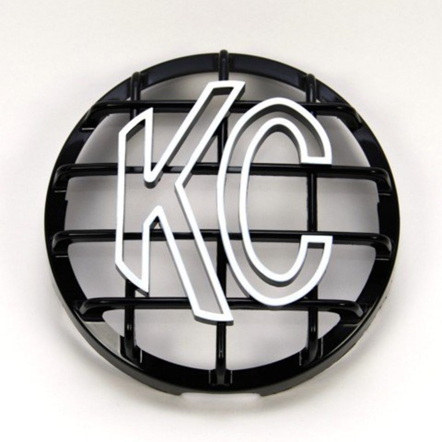 Stone Guard 6 Inch KC Plastic Black/White Each KC HiLiTES