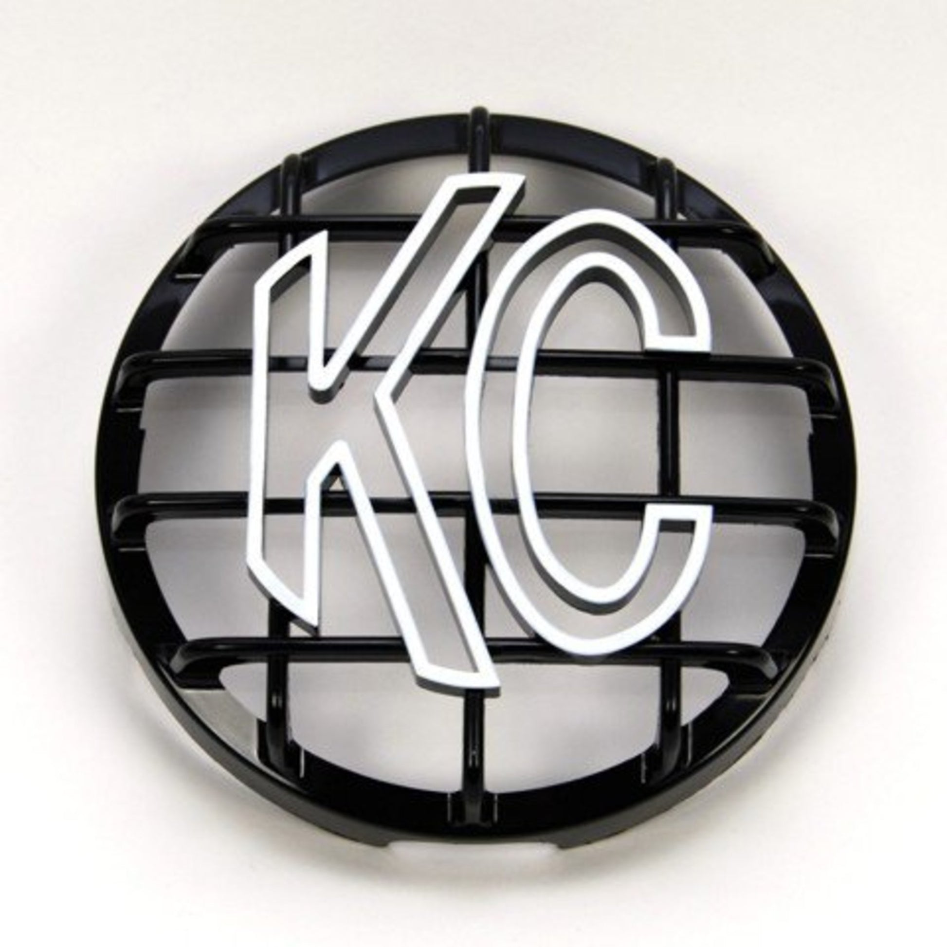 Stone Guard 6 Inch KC Plastic Black/White Each KC HiLiTES