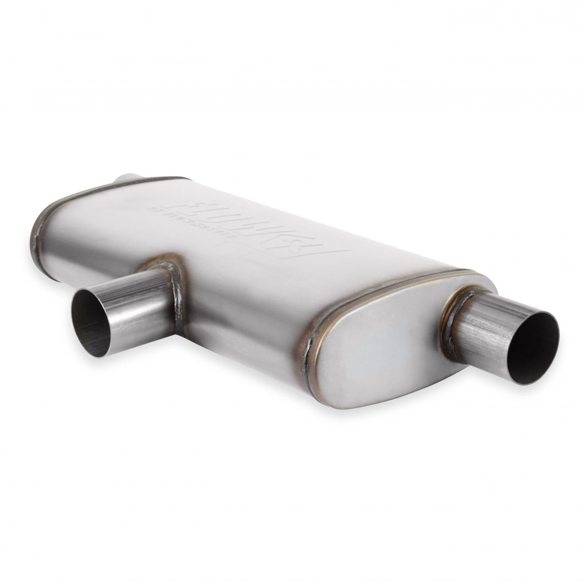 Flow Fx Muffler Flow Fx Muffler 2.5 In/Out Oval Body Transverse Moderate Sound Stainless Steel Flowmaster