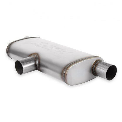 Flow Fx Muffler Flow Fx Muffler 2.5 In/Out Oval Body Transverse Moderate Sound Stainless Steel Flowmaster