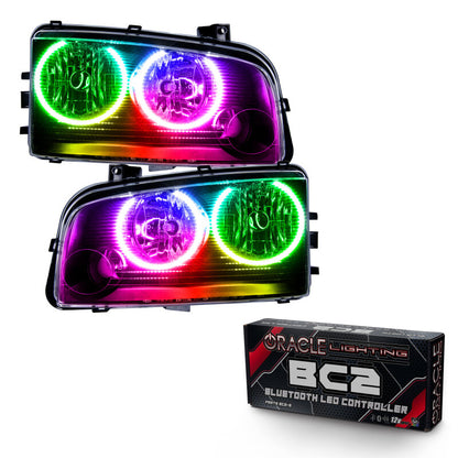 Oracle 05-10 Dodge Charger SMD HL (Non-HID) - ColorSHIFT w/ BC1 Controller