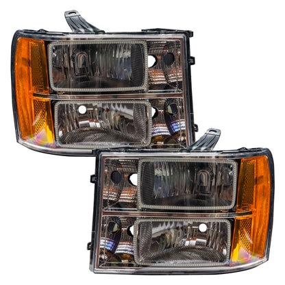 Oracle 07-13 GMC Sierra SMD HL - Square Ring Design - ColorSHIFT w/o Controller