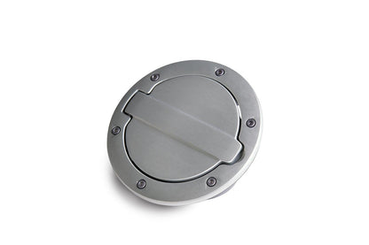Brushed Aluminum Fuel Door For 2007-2018 Jeep Wrangler JK/JK Unlimited 2-Door/4-Door AMP Research