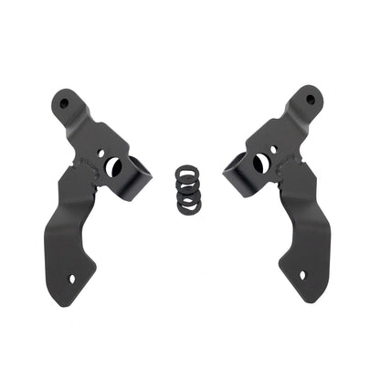 XE Windshield Cowl Light Mount Two 3 Inch X 3 Inch Industry Standard Cube LED's Textured Black 2018-2026 Jeep Wrangler JL 2020-2025 Jeep Gladiator Go Rhino