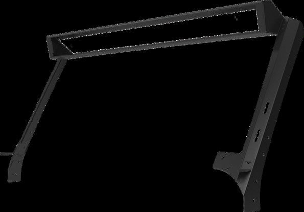 WLF Windshield Light Mount Frame Compatible with Rigid E2 50 Inch Textured Black For 2007-2018 Jeep Wrangler JK Go Rhino