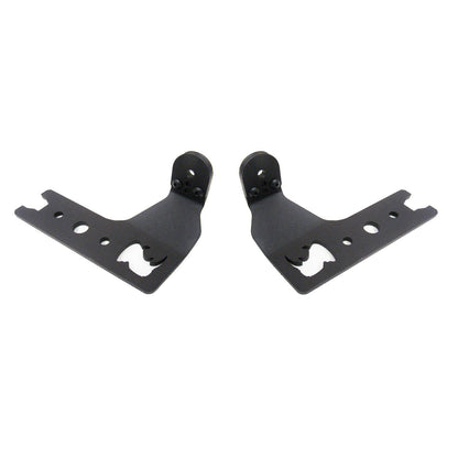XE Center Hood Light Mount for a 10 Inch Double Row LED Bar Textured Black 2018-2026 Jeep Wrangler JL 2020-2025 Jeep Gladiator Go Rhino