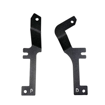XE Hood Hinge Light Mounts Textured Black 2019-2026 Silverado 1500 Go Rhino