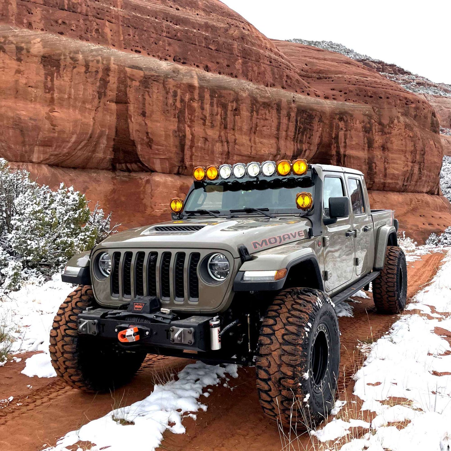 Bracket/Mount Set 50 Inch Overhead Jeep 392 KC HiLiTES