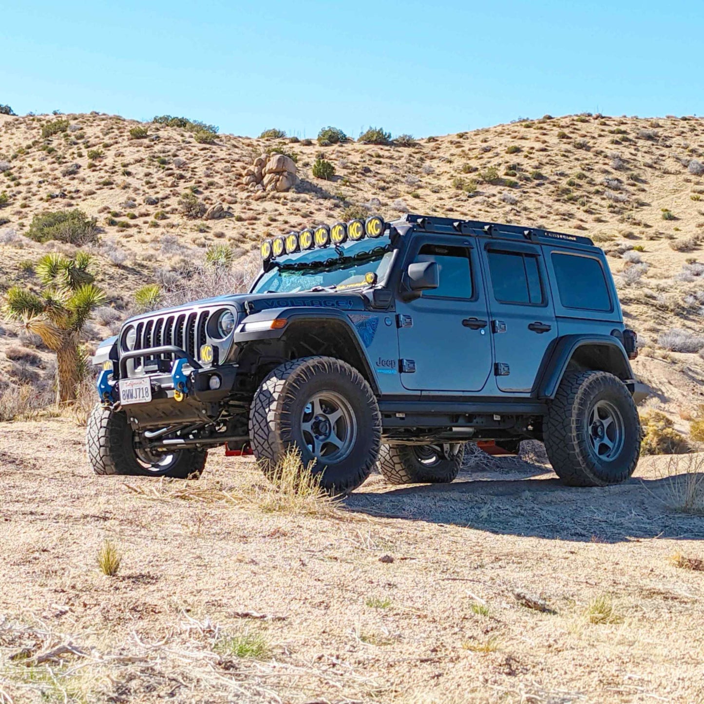 Bracket/Mount Set 50 Inch Overhead Jeep 4Xe KC HiLiTES