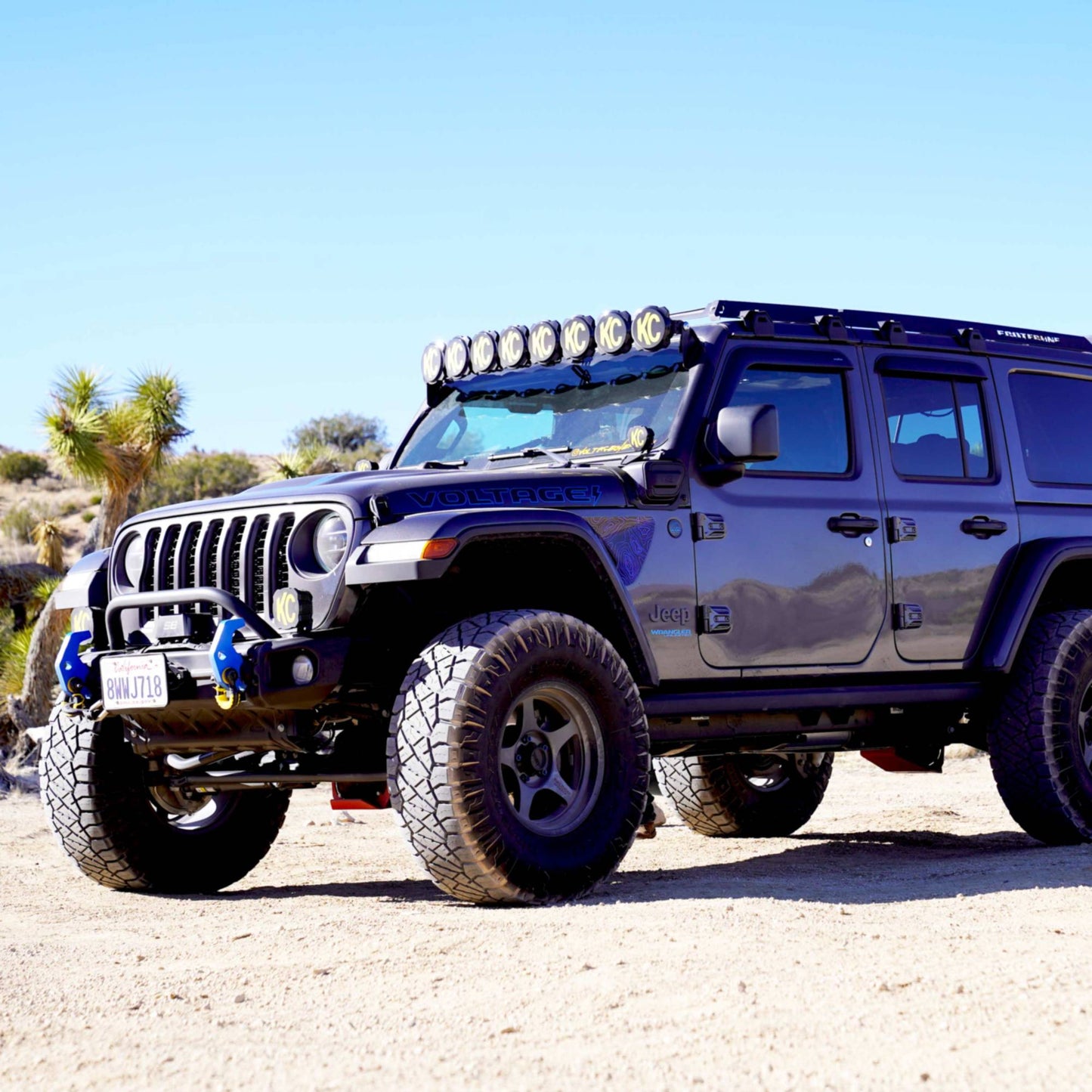 Bracket/Mount Set 50 Inch Overhead Jeep 4Xe KC HiLiTES