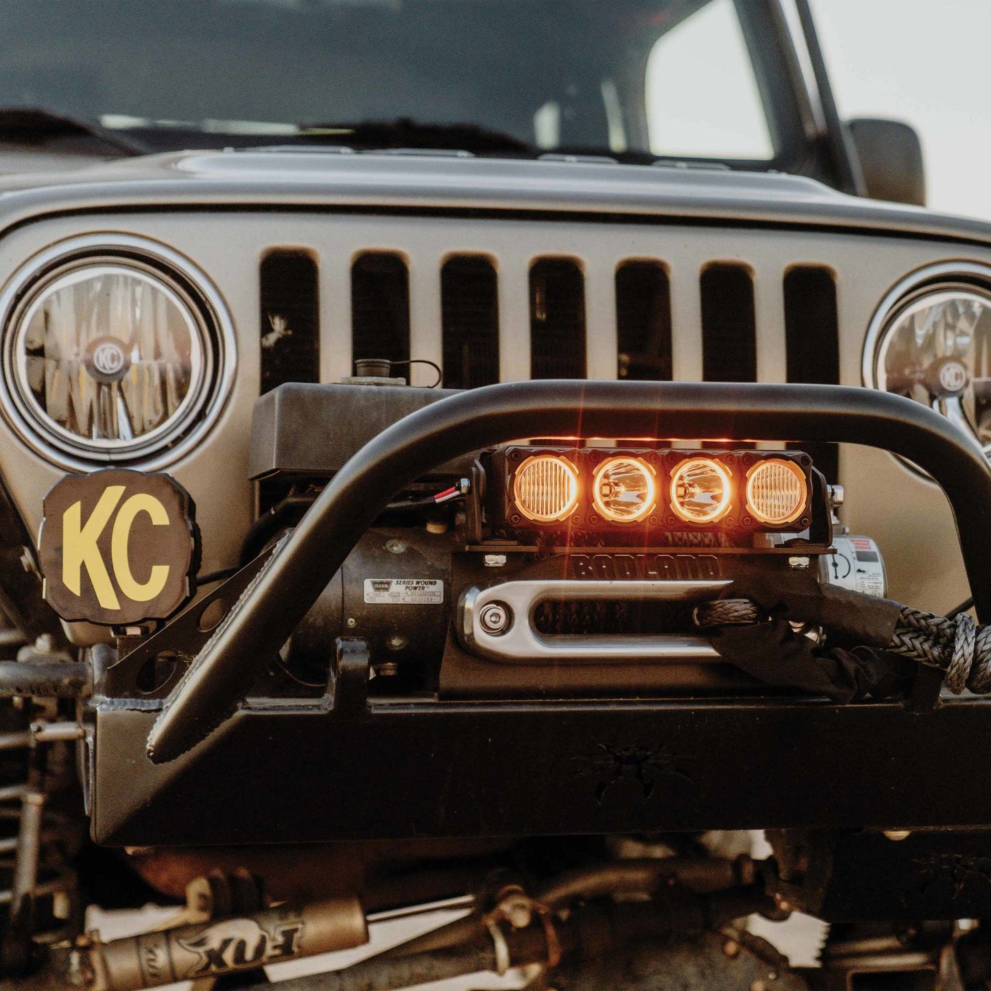 Winch Fairlead Light Mount KC HiLiTES
