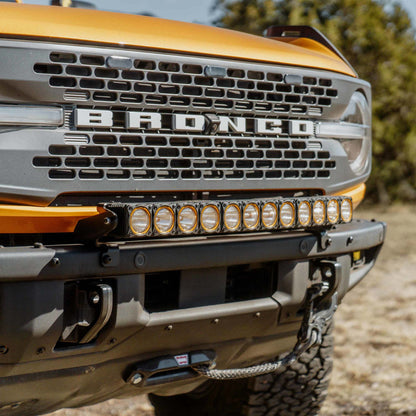 Flex Era 30 Inch LED Light Bar Mount Front Bumper Gen6 2021+ Ford Bronco KC HiLiTES