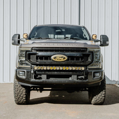 Flex Era 40 Inch LED Light Bar Mnt Front Bumper 2011-2016 Ford Super Duty KC HiLiTES