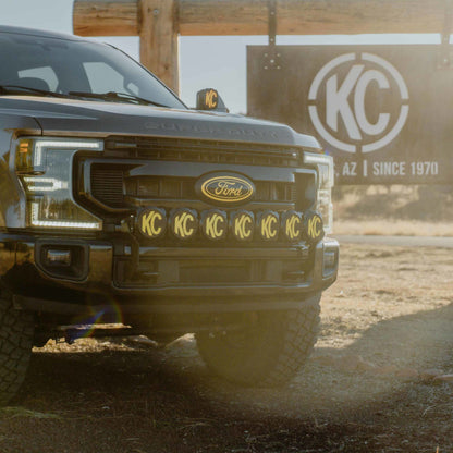 Light Bar Mount Front Bumper 2017-2024 Ford Super Duty KC HiLiTES