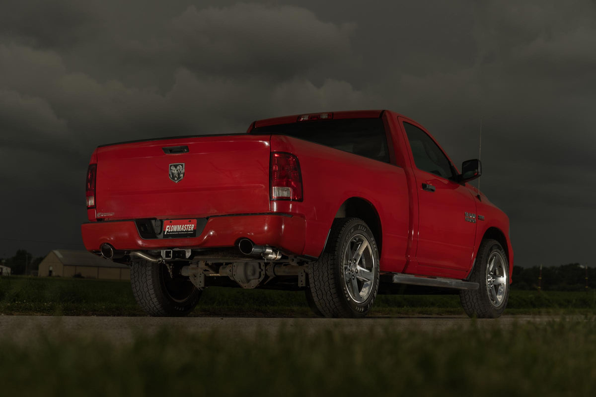 Signature Series Exhaust System Fits 2009-2024 (Classic Body) Ram 1500 5.7L, 2009-2013 4.7L, Factory Dual Exhaust, 304 Stainless Steel Exhaust Flowmaster