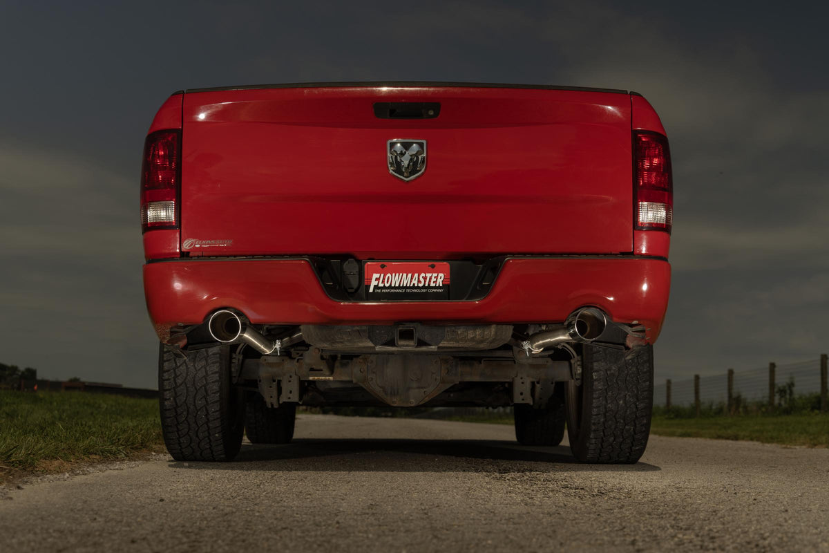 Signature Series Exhaust System Fits 2009-2024 (Classic Body) Ram 1500 5.7L, 2009-2013 4.7L, Factory Dual Exhaust, 304 Stainless Steel Exhaust Flowmaster