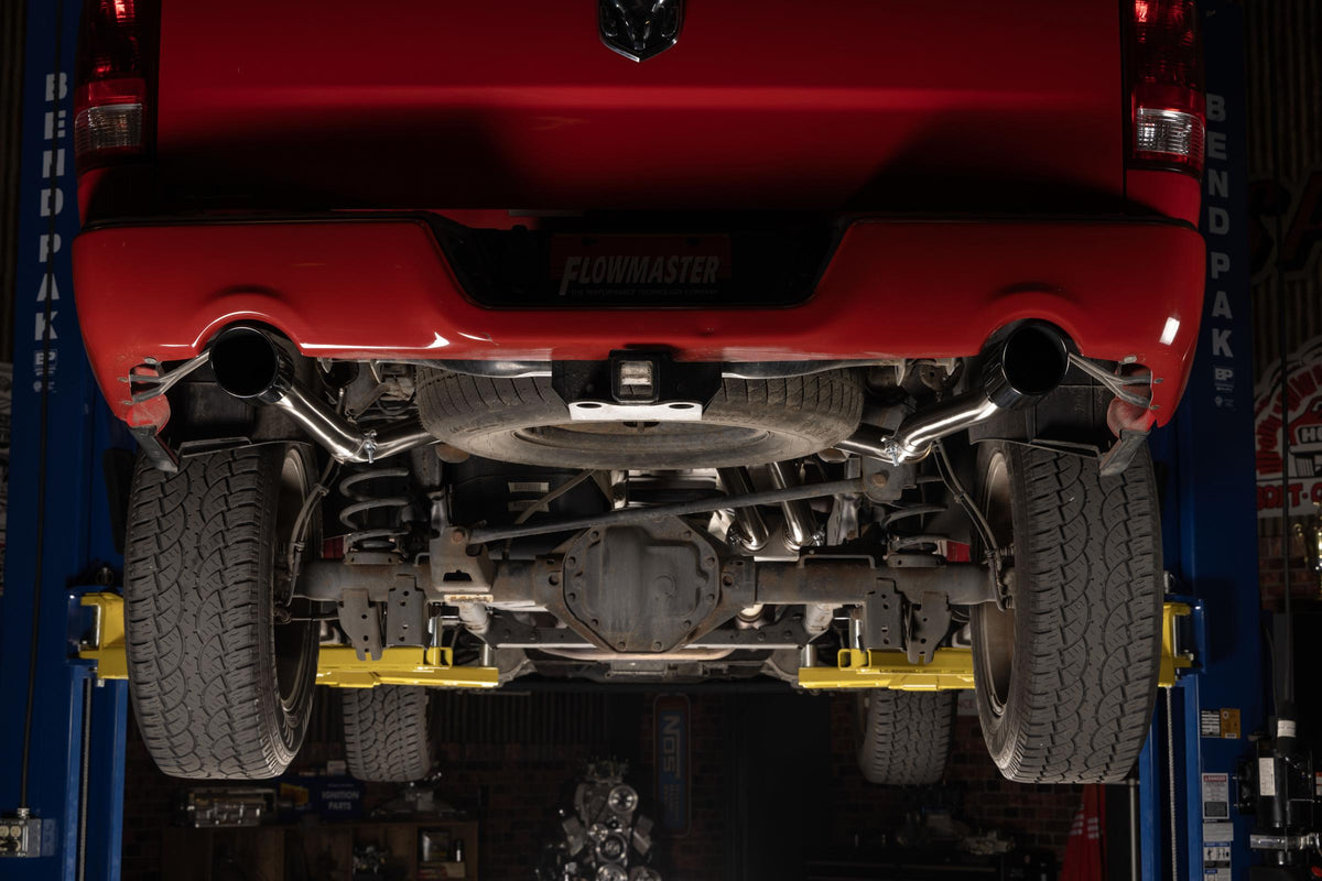 Signature Series Exhaust System Fits 2009-2024 (Classic Body) Ram 1500 5.7L, 2009-2013 4.7L, Factory Dual Exhaust, 304 Stainless Steel Exhaust Flowmaster