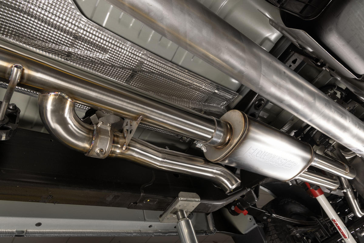 Signature Series Cat-Back Exhaust System Fits 2024-2026 GM 1500 6.2-Liter, Signature Series Cat-Back Exhaust System, With Active Valve, 304 Stainless Steel Flowmaster
