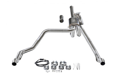 Signature Series Cat-Back Exhaust System Fits 2024-2026 GM 1500 6.2-Liter, Signature Series Cat-Back Exhaust System, With Active Valve, 304 Stainless Steel Flowmaster