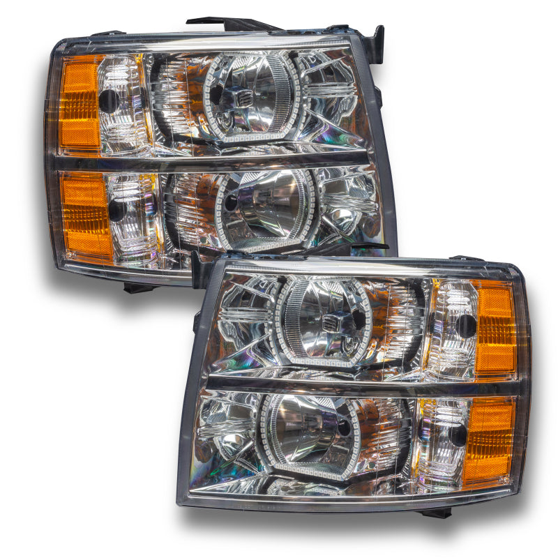 Oracle 07-13 Chevrolet Silverado SMD HL - Square Style - ColorSHIFT w/ Simple Controller
