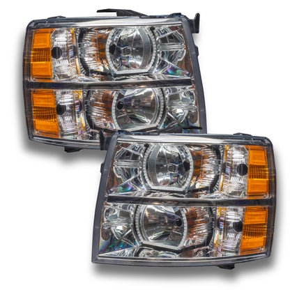 Oracle 07-13 Chevrolet Silverado SMD HL - Square Style - ColorSHIFT w/ Simple Controller