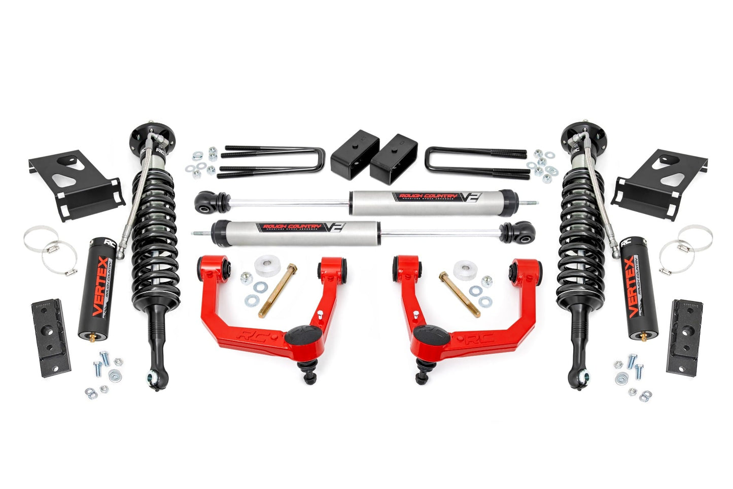 3.5 Inch Lift Kit | Red UCA | Vertex/V2 | Toyota Tacoma 2WD/4WD (2005-2023)