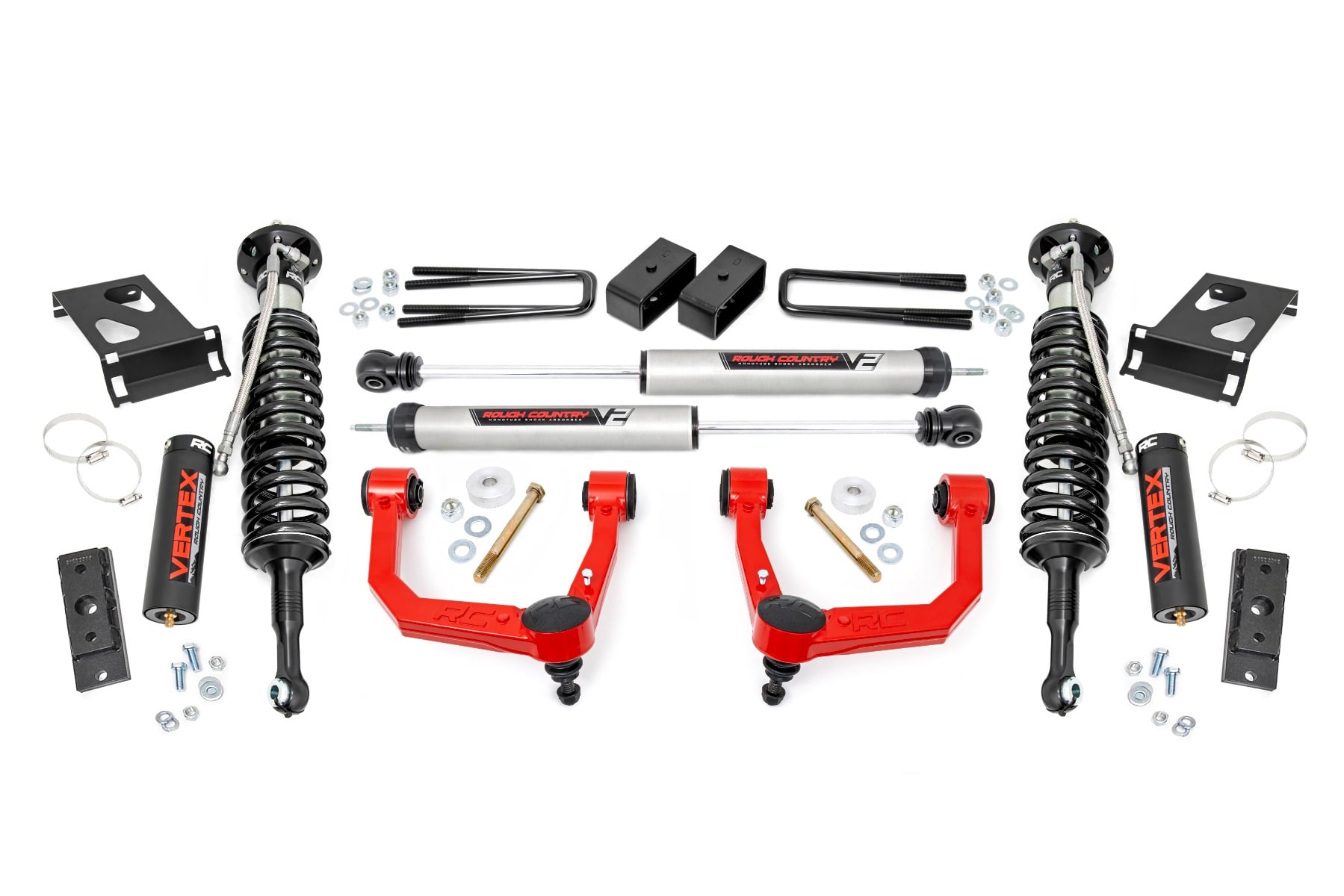 3.5 Inch Lift Kit | Red UCA | Vertex/V2 | Toyota Tacoma 2WD/4WD (2005-2023)