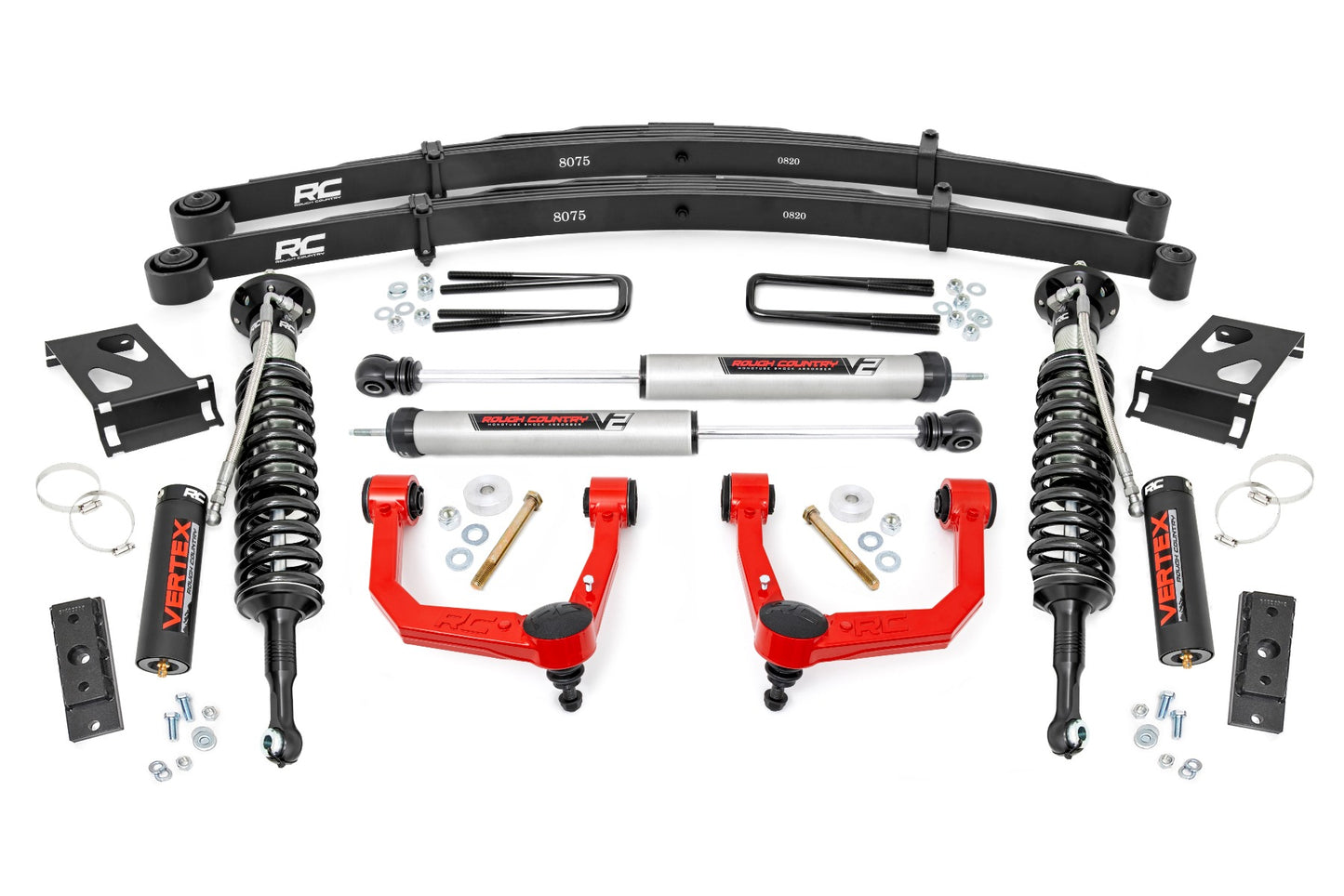 3.5 Inch Lift Kit | Red UCA | Vertex/V2 | Toyota Tacoma 2WD/4WD (2005-2023)