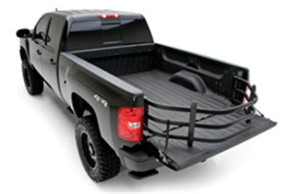 Black BedXtender HD Tailgate Bed Extender Sport For Silverado/Sierra Ford F150/F250/F350 (w/oTailgate Step) Nissan Titan Dodge Ram 1500/2500/3500 (Dually requires kit 74610-01A) Ram 1500 Classic Toyota Tundra Standard Bed AMP Research