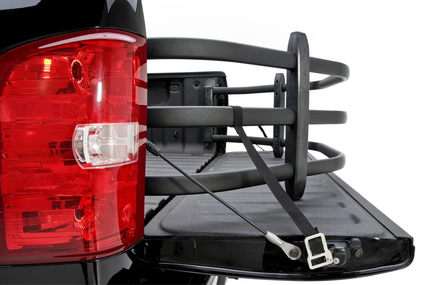 Black BedXtender HD Tailgate Bed Extender Sport Truck Bed Extender For 2007-2018 Silverado/Sierra 1500 (Incl 2019 Silverado LD/Sierra Limited) 2007-2019 Silverado/Sierra 2500/3500 Standard Bed AMP Research