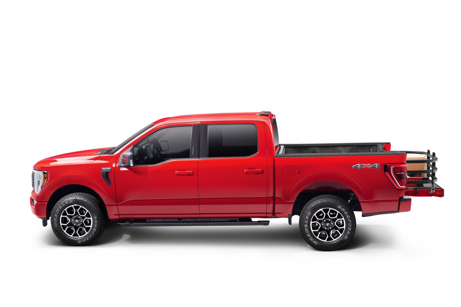 Black BedXtender HD Tailgate Bed Extender Max Truck Bed Extender For 2004-2022 Ford F-150 (Excludes 2004 F-150 Heritage) 2005-2008 Lincoln Mark LT 2007-2022 Toyota Tundra Standard Bed AMP Research