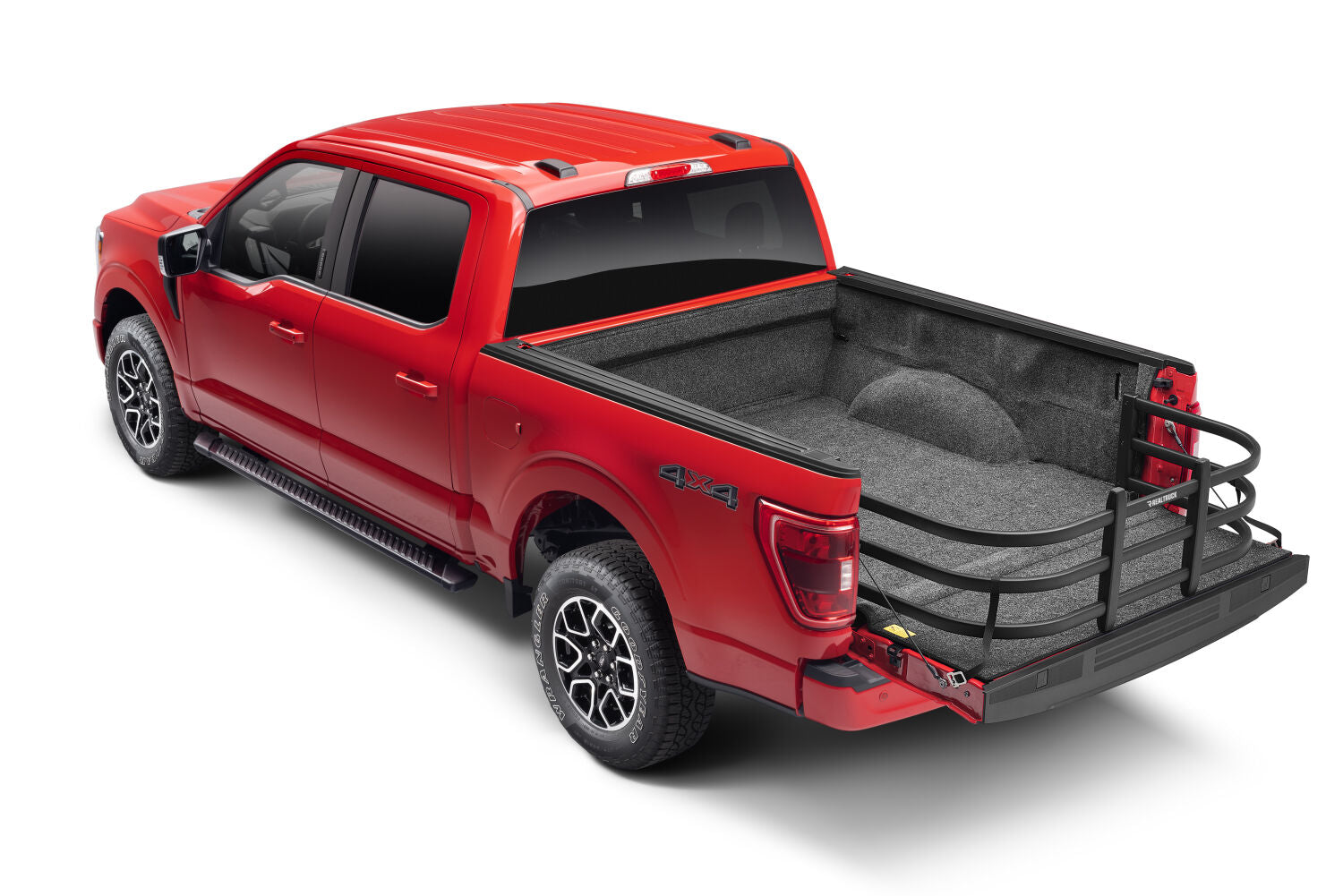 Black BedXtender HD Tailgate Bed Extender Max Truck Bed Extender For 2004-2022 Ford F-150 (Excludes 2004 F-150 Heritage) 2005-2008 Lincoln Mark LT 2007-2022 Toyota Tundra Standard Bed AMP Research