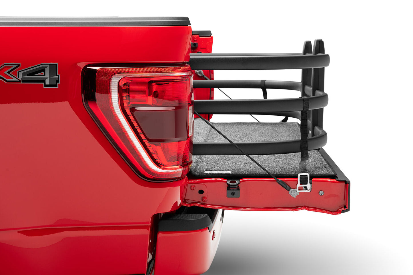 Black BedXtender HD Tailgate Bed Extender Max Truck Bed Extender For 2004-2022 Ford F-150 (Excludes 2004 F-150 Heritage) 2005-2008 Lincoln Mark LT 2007-2022 Toyota Tundra Standard Bed AMP Research