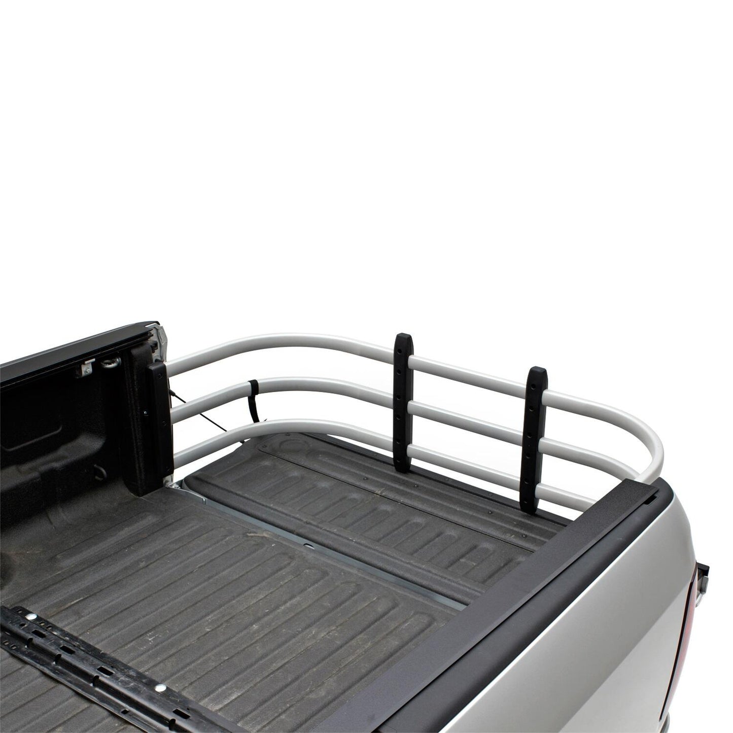 Silver BedXtender HD Tailgate Bed Extender Max Truck Bed Extender 19-24 Ram 1500 Standard Bed AMP Research