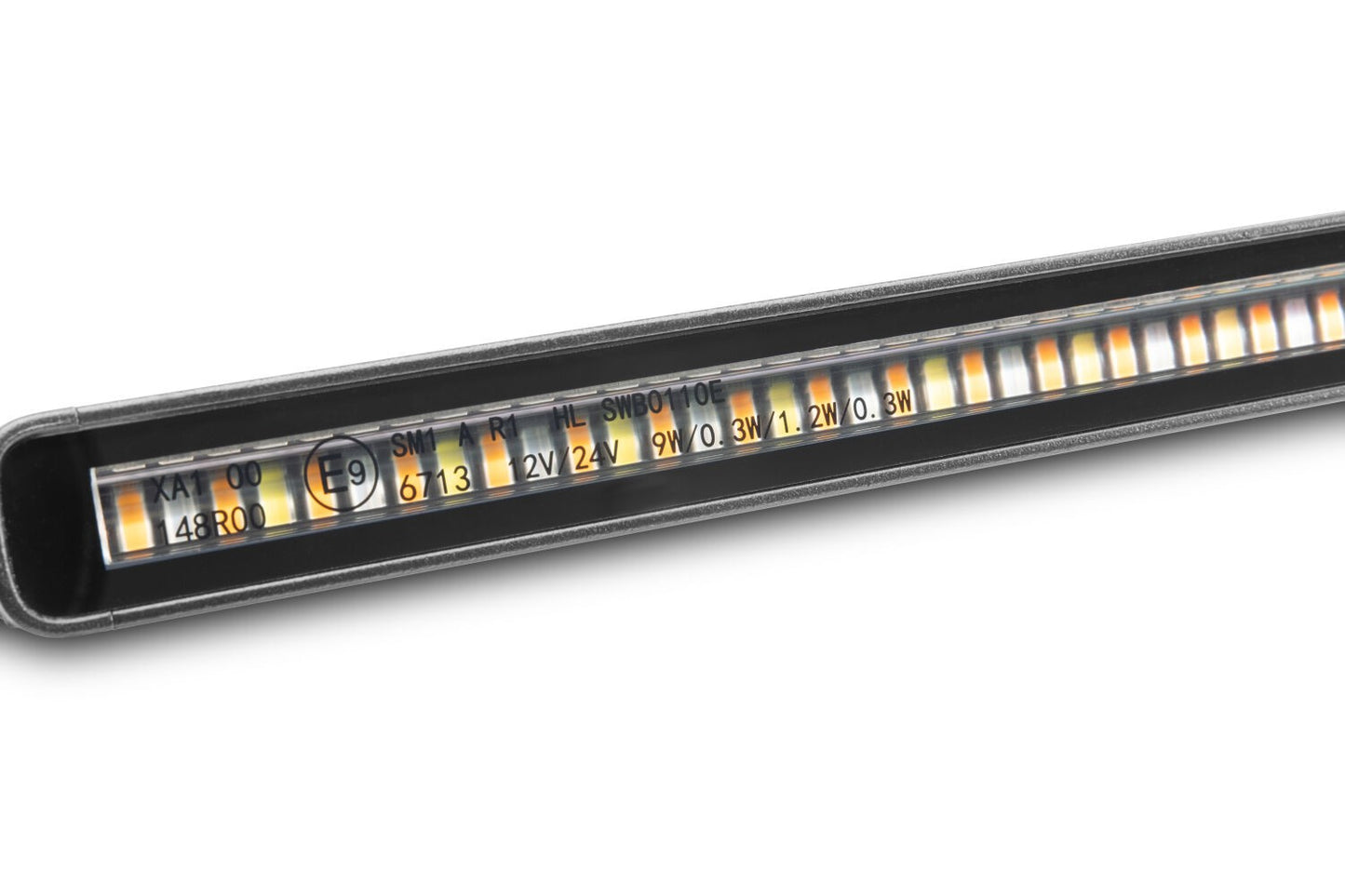 Go Rhino Flash Series Lights 10 Inch Single Multi Function LED Light Bar Black Go Rhino