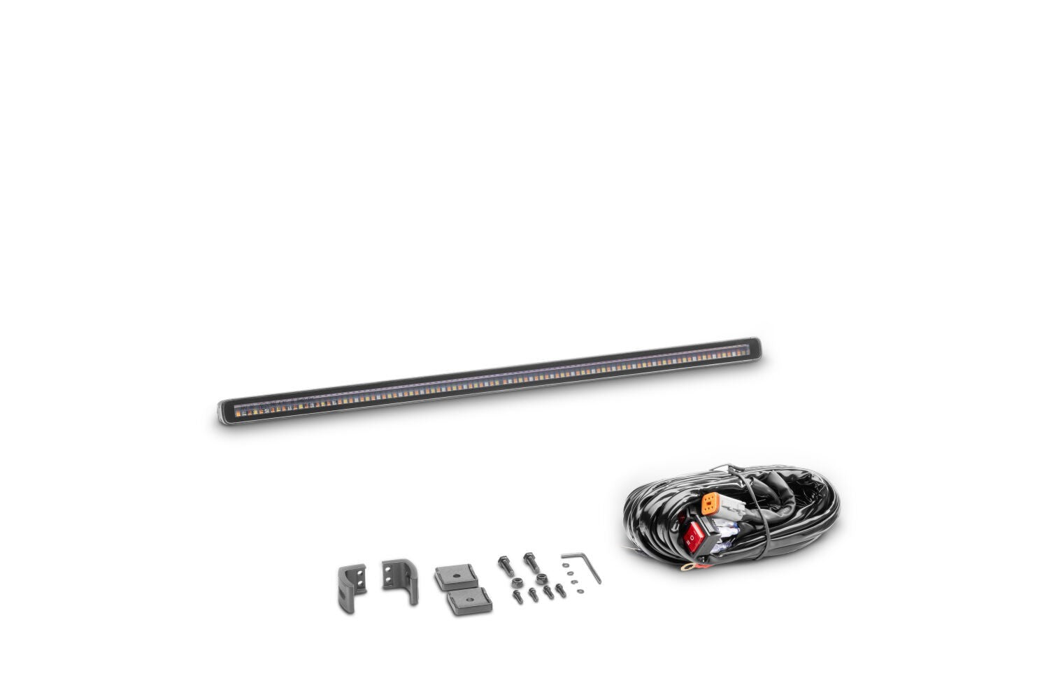Go Rhino Flash Series Lights 20 Inch Single Multi Function LED Light Bar Black Go Rhino