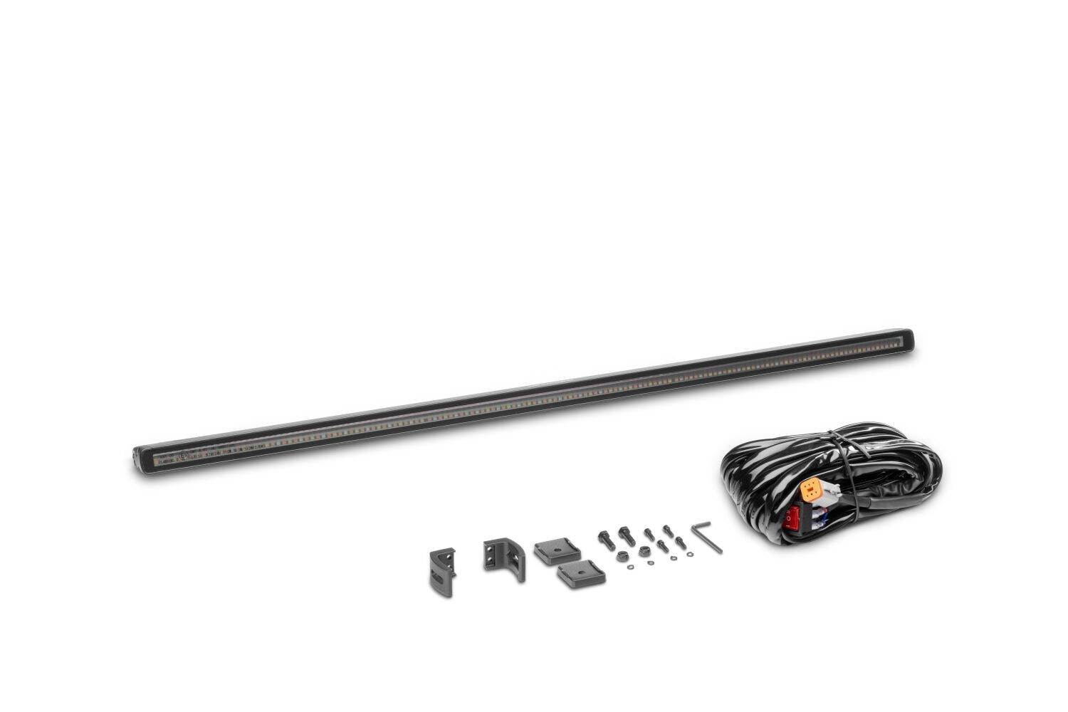 Go Rhino Flash Series Lights 30 Inch Single Multi Function LED Light Bar Black Go Rhino