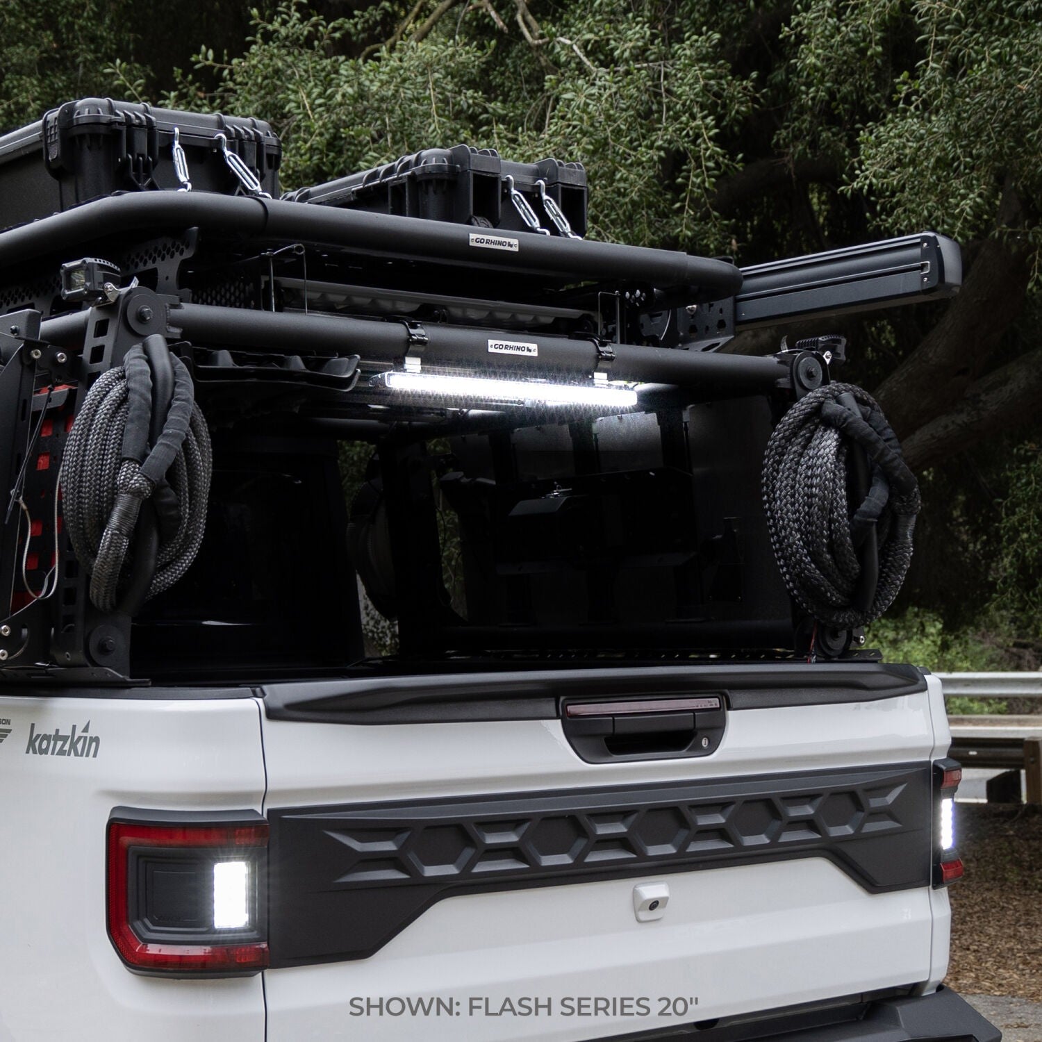 Go Rhino Flash Series Lights 30 Inch Single Multi Function LED Light Bar Black Go Rhino