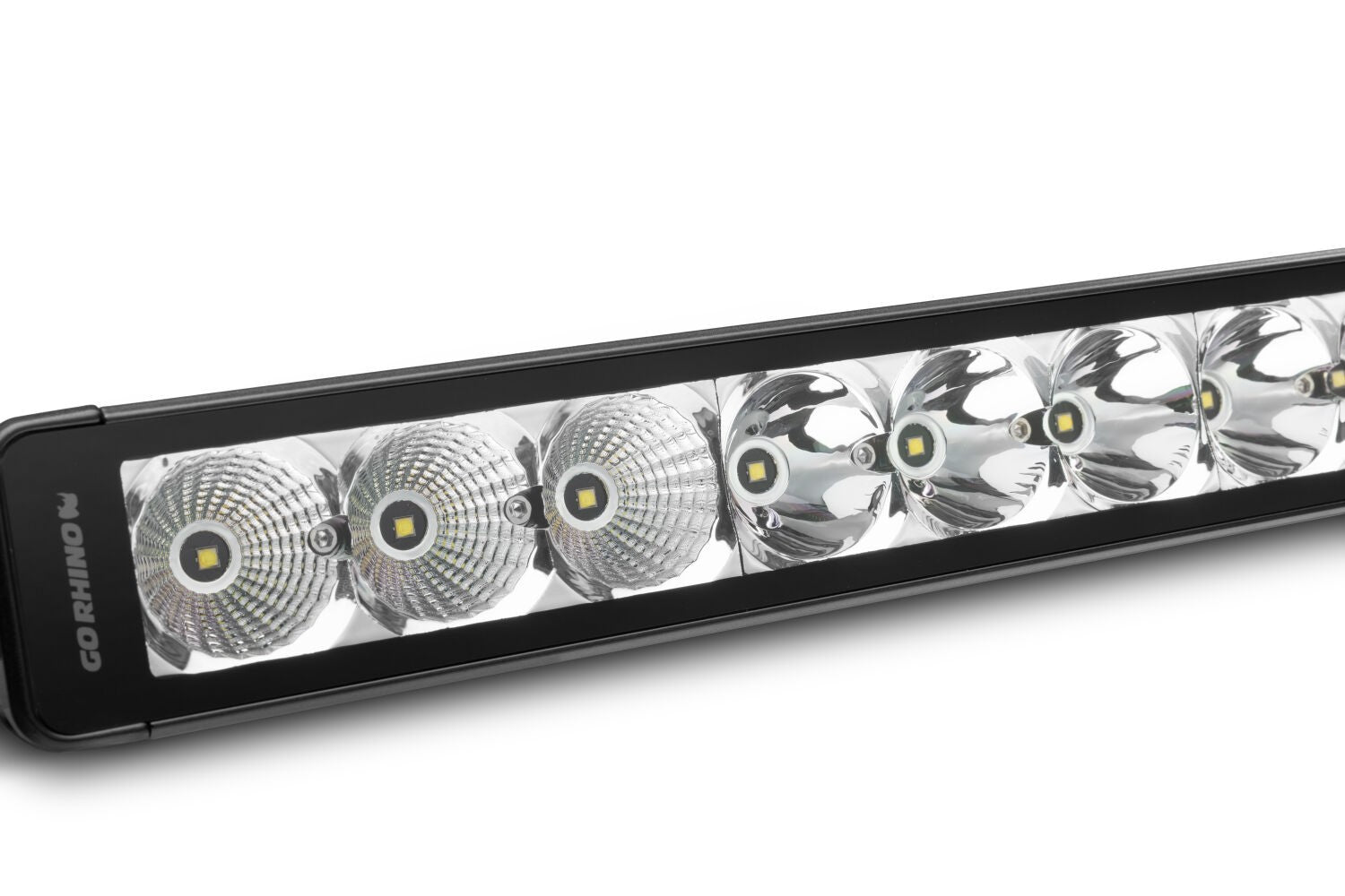Go Rhino Bright Series Lights 20.5 Inch Single Row LED Light Bar Black Go Rhino