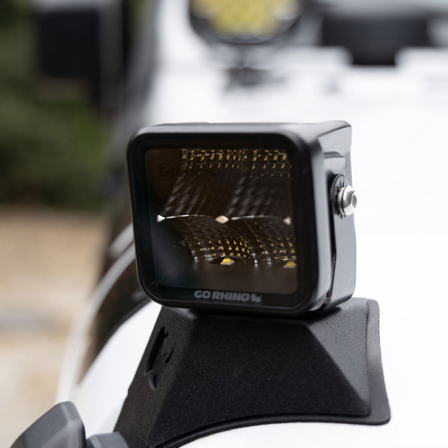 Go Rhino Blackout Series Lights Pair of 2x2 Cube LED Flood Light Kit Black Go Rhino