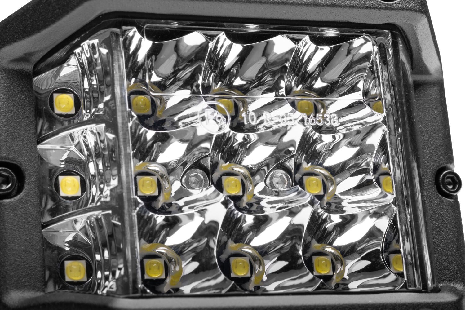 Go Rhino Bright Series Lights Pair of 4x3 Sideline Cube LED Spot Light Kit Black Go Rhino