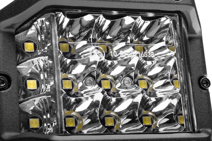 Go Rhino Bright Series Lights Pair of 4x3 Sideline Cube LED Spot Light Kit Black Go Rhino