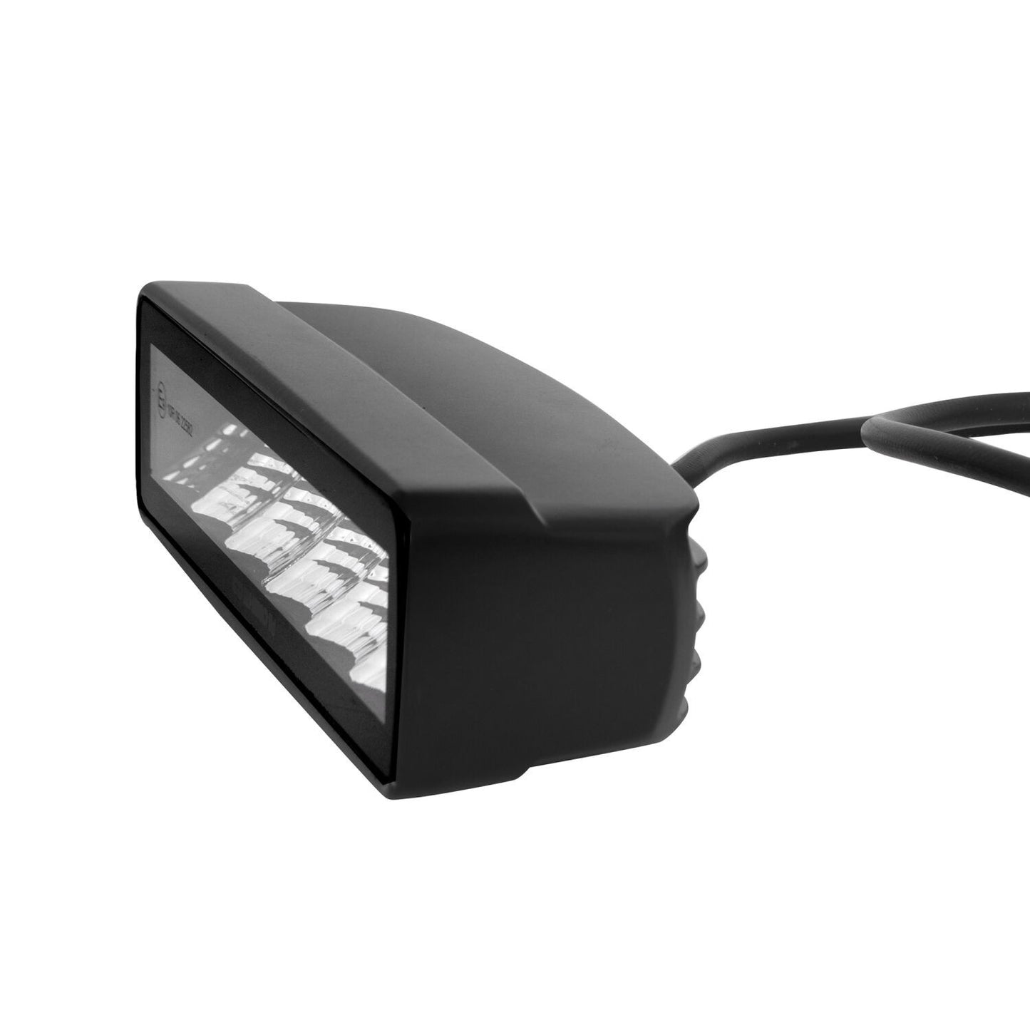 Go Rhino Blackout Series Lights Pair of Sixline LED Flood Light Kit Black Go Rhino