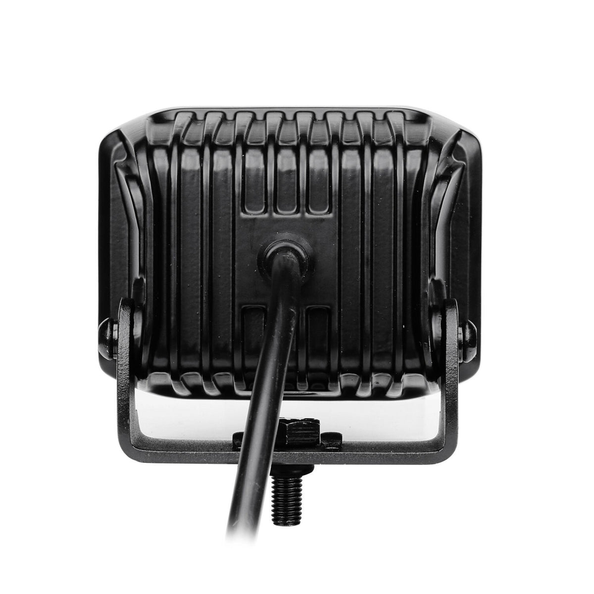 Go Rhino Blackout Series Lights Pair of 4x3 Cube LED Sideline Flood Light Kit Black Go Rhino