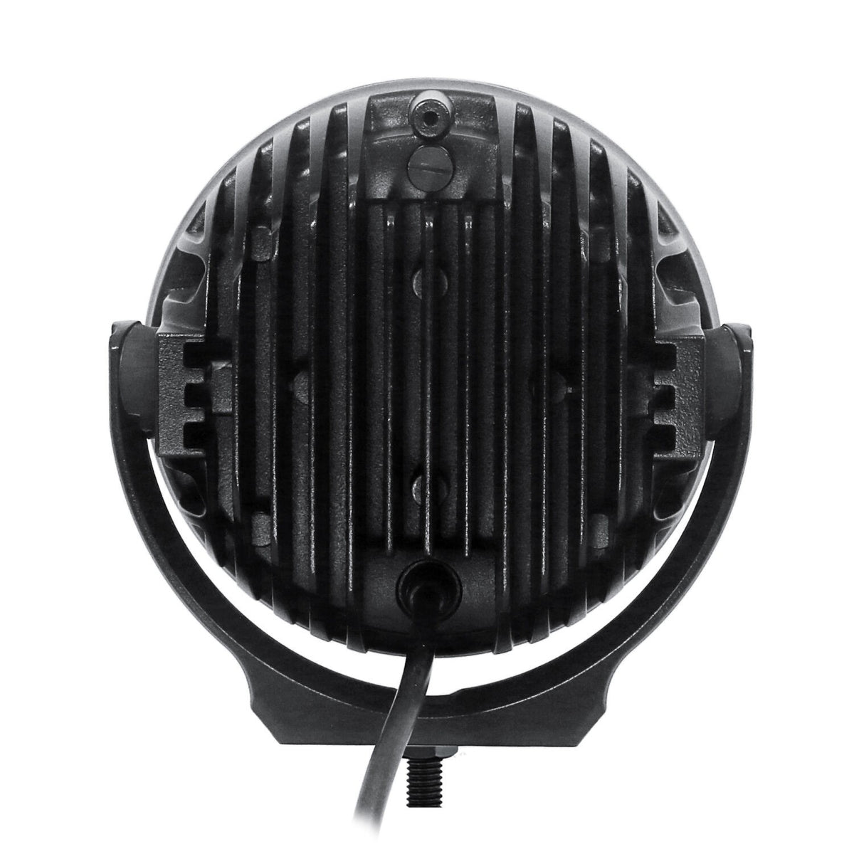 Go Rhino Bright Series Lights 6 Inch Round LED Driving Light Black Go Rhino