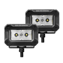 Go Rhino Bright Series Lights Pair of 3x2 Rectangle LED Flood Light Kit Black Go Rhino
