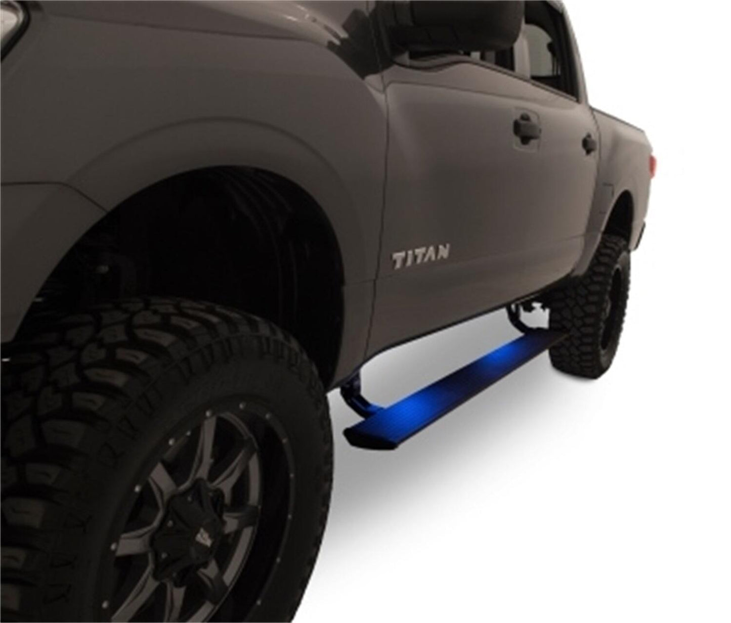 PowerStep Electric Running Boards For 2016-2019 Nissan Titan/Titan XD All Cabs AMP Research