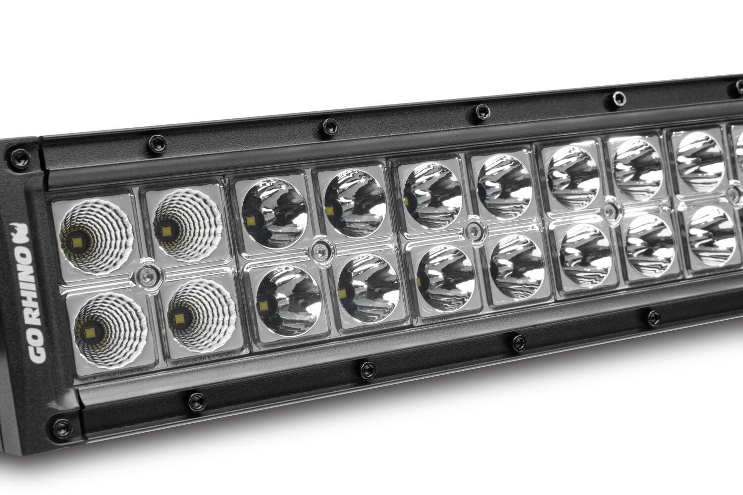 Go Rhino Bright Series Lights 21.5 Inch Double Row LED Light Bar Black Go Rhino