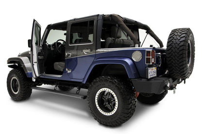 PowerStep Electric Running Boards For 2007-2017 Jeep Wrangler JK Unlimited 4-Door AMP Research