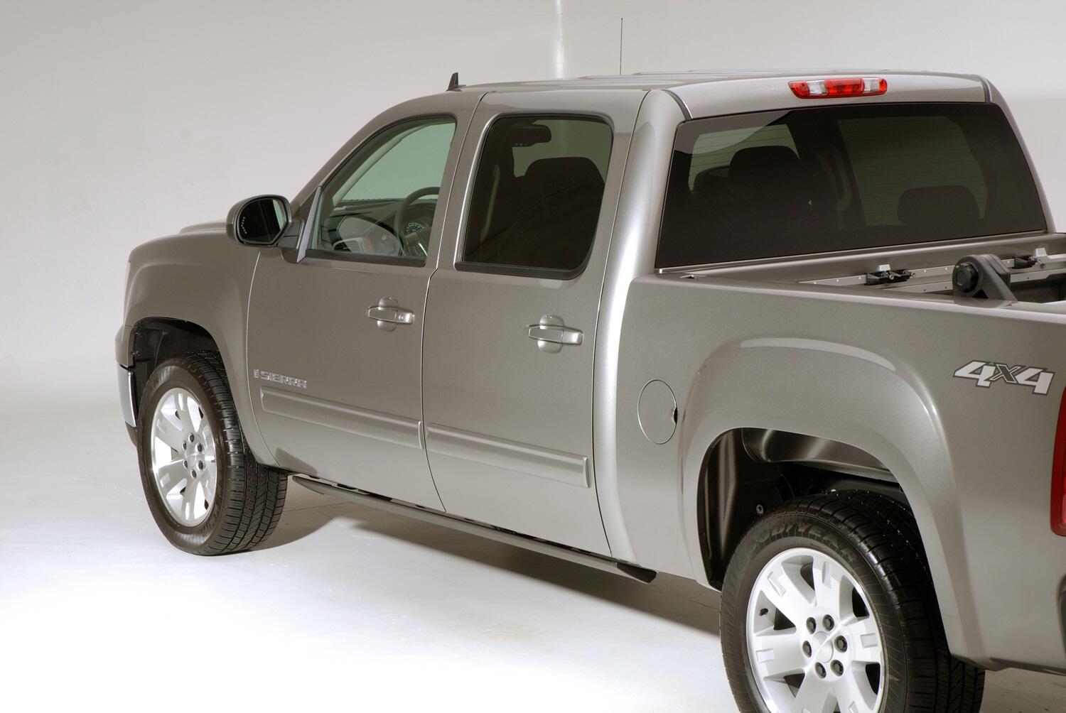 PowerStep Electric Running Boards For 2007-2013 Silverado 1500/Sierra 1500 2007-2014 Silverado/Sierra 2500/3500 (Excludes 2011-2014 Diesel Models) Extended/Crew Cab AMP Research